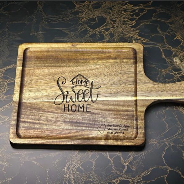 Engraved Acacia Cutting Board - Image 2