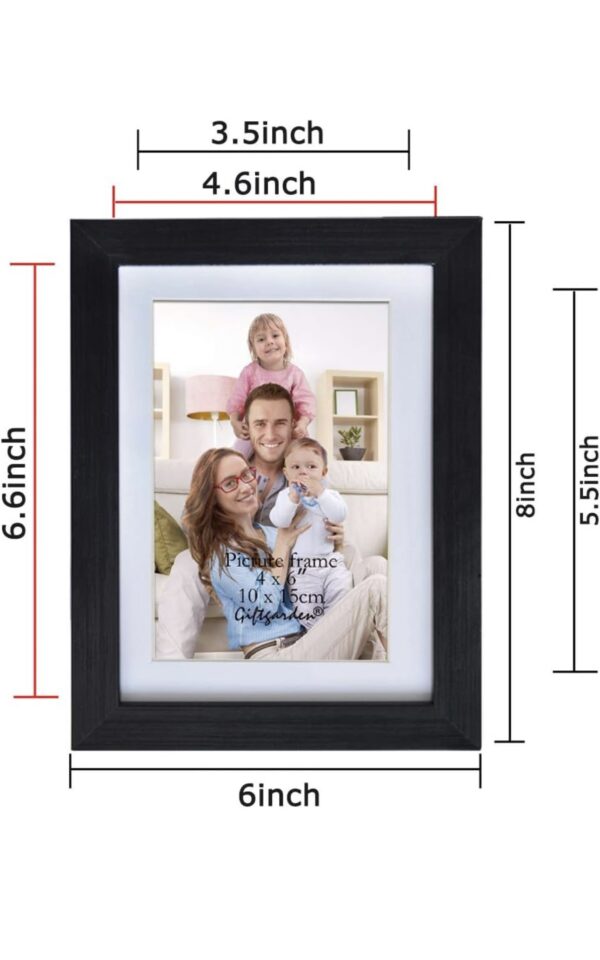 Engraved 5" x 7" or 4" x 6" Wooden Picture Frame - Image 2