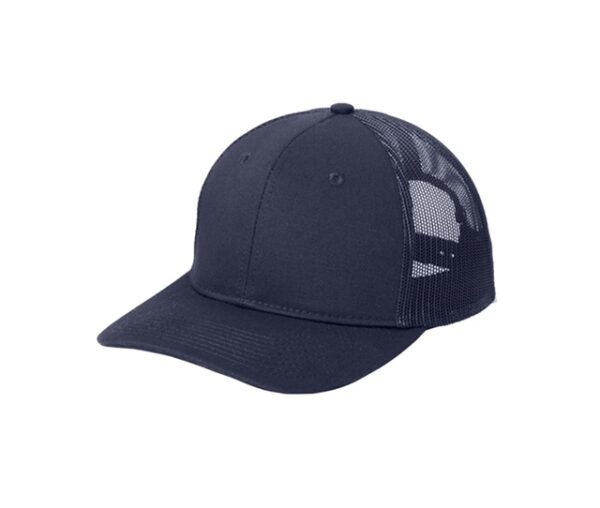 Port Authority Snapback Trucker Hat - Custom Engraved Patch - Image 15