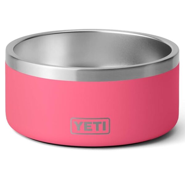 Yeti Boomer 4 - Custom Engraved Pet Dog Cat Food Bowl - Stainless Steel - 32 oz - Image 3